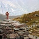 Памятная табличка и крест. По дороге к Казбеку